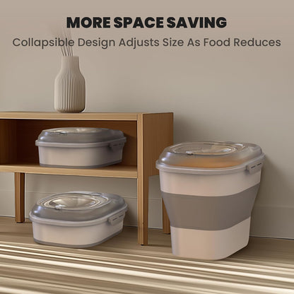 20-23 Lbs Dog Food Storage Container,Collapsible Dog Food Container