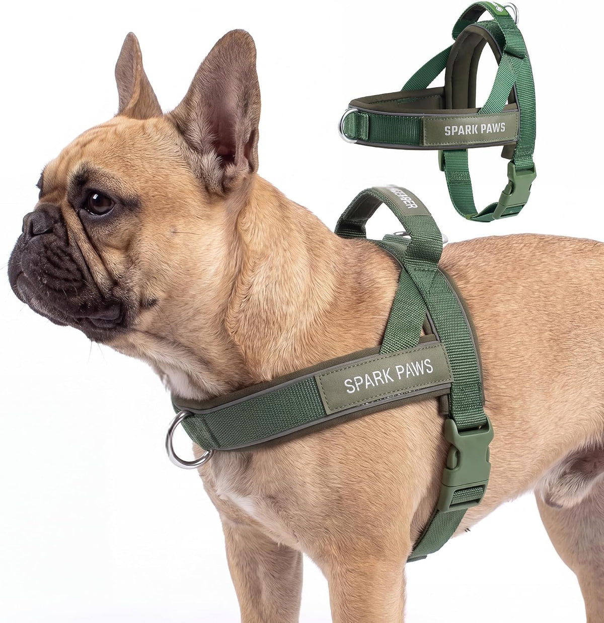 No Pull Front Clip Dog Harness - Easy On, Padded and Lightweight