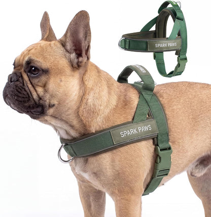 No Pull Front Clip Dog Harness - Easy On, Padded and Lightweight