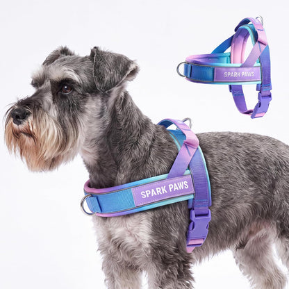 No Pull Front Clip Dog Harness - Easy On, Padded and Lightweight