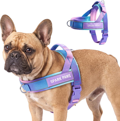 No Pull Front Clip Dog Harness - Easy On, Padded and Lightweight