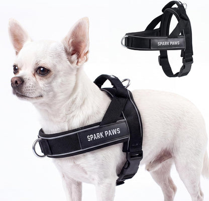 No Pull Front Clip Dog Harness - Easy On, Padded and Lightweight