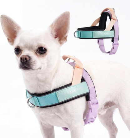No Pull Front Clip Dog Harness - Easy On, Padded and Lightweight