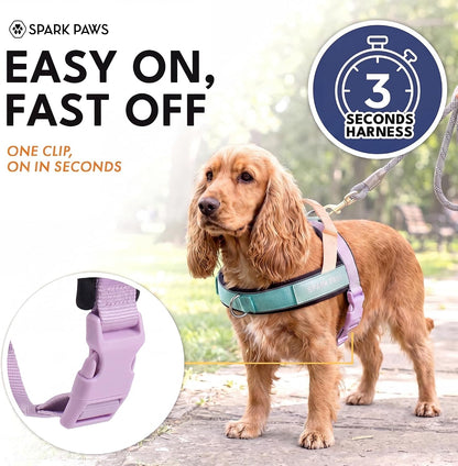 No Pull Front Clip Dog Harness - Easy On, Padded and Lightweight