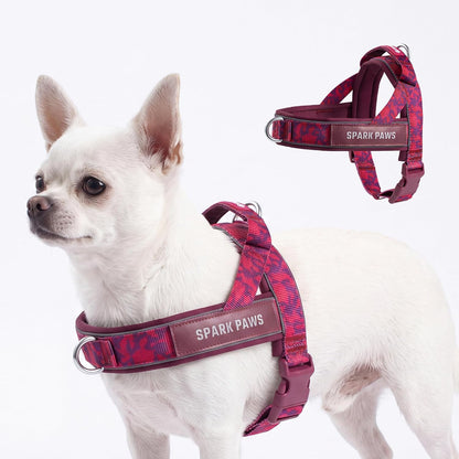 No Pull Front Clip Dog Harness - Easy On, Padded and Lightweight