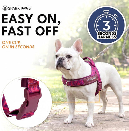 No Pull Front Clip Dog Harness - Easy On, Padded and Lightweight