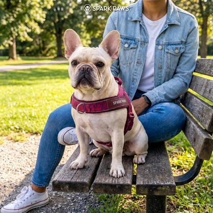 No Pull Front Clip Dog Harness - Easy On, Padded and Lightweight