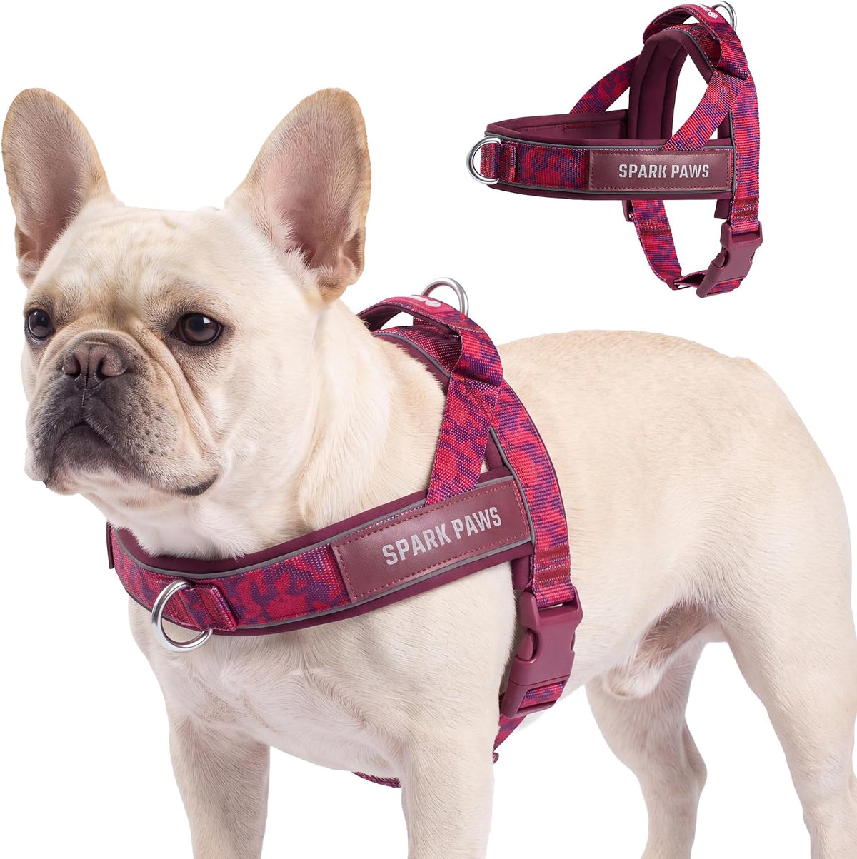No Pull Front Clip Dog Harness - Easy On, Padded and Lightweight