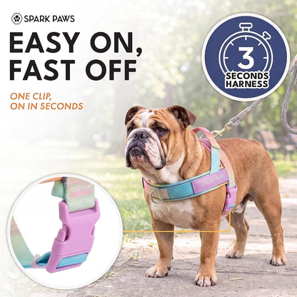 No Pull Front Clip Dog Harness - Easy On, Padded and Lightweight