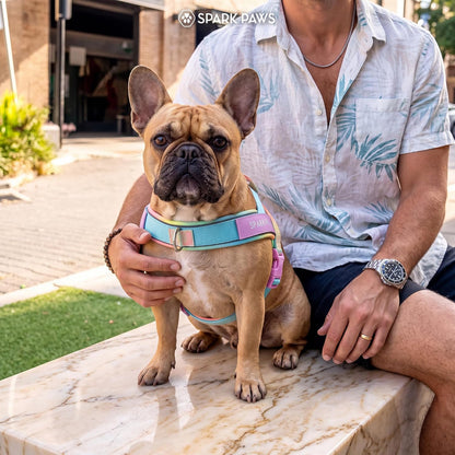 No Pull Front Clip Dog Harness - Easy On, Padded and Lightweight