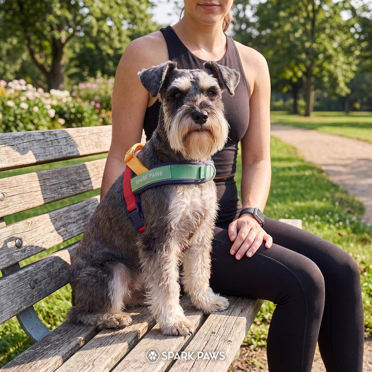 No Pull Front Clip Dog Harness - Easy On, Padded and Lightweight