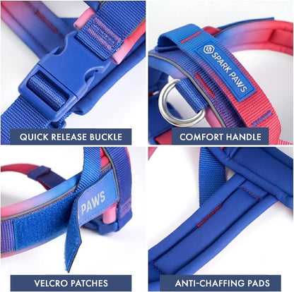 No Pull Front Clip Dog Harness - Easy On, Padded and Lightweight