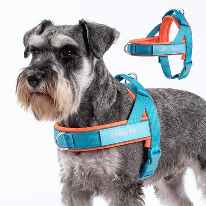 No Pull Front Clip Dog Harness - Easy On, Padded and Lightweight