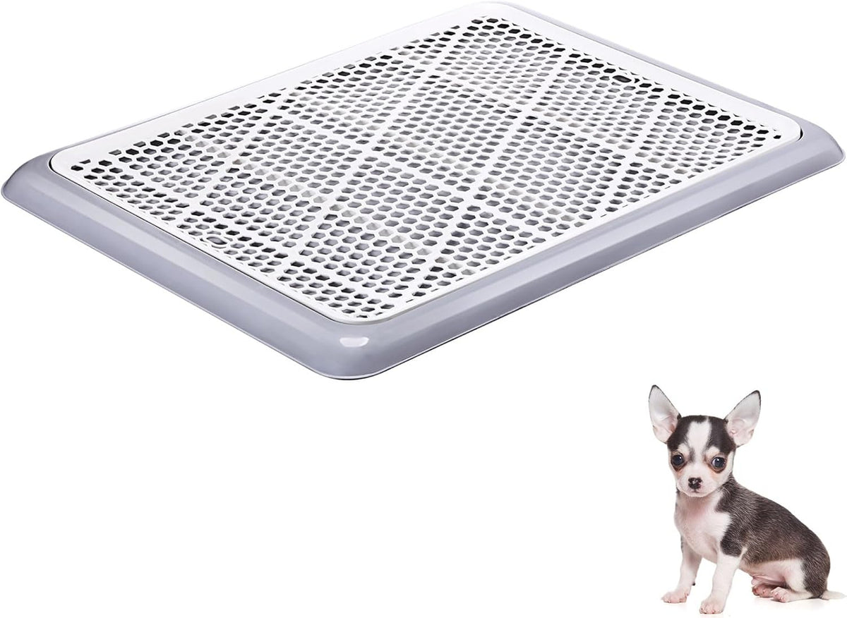 Dog Pee Pad Holder Tray with Mesh Potty Training, 19.69 x 14.17 Inch