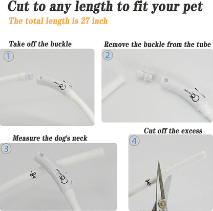 LED Dog Collar,USB Rechargeable Glowing Dog Collars, Light Up Collar Improved Pet Safety &Visibility at Night, 3 Flashing Modes,Water-Resistant LED Lighted Fits for Small Medium Large Dogs