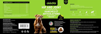 Glucosamine HCL & Hip and Joint Chews for Dogs - 150 pcs - Advanced Hip and Joint Support for Senior Dogs - with MSM & Green Lipped Mussel - Chicken