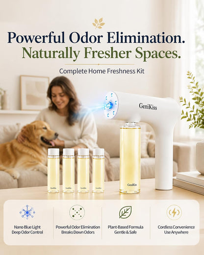 Nano Blue Light Deodorizer Spray Refill Pet & Home Odor Eliminator