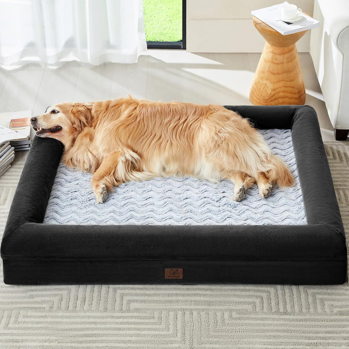 WNPETHOME XL Extra Large Orthopedic for Senior Dog Bed Comfy Sleeping