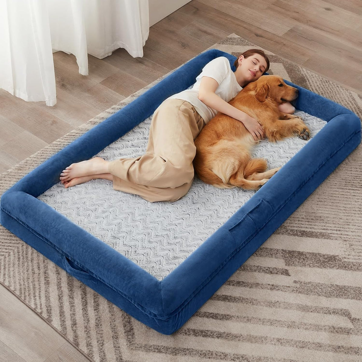 WNPETHOME XL Extra Large Orthopedic for Senior Dog Bed Comfy Sleeping