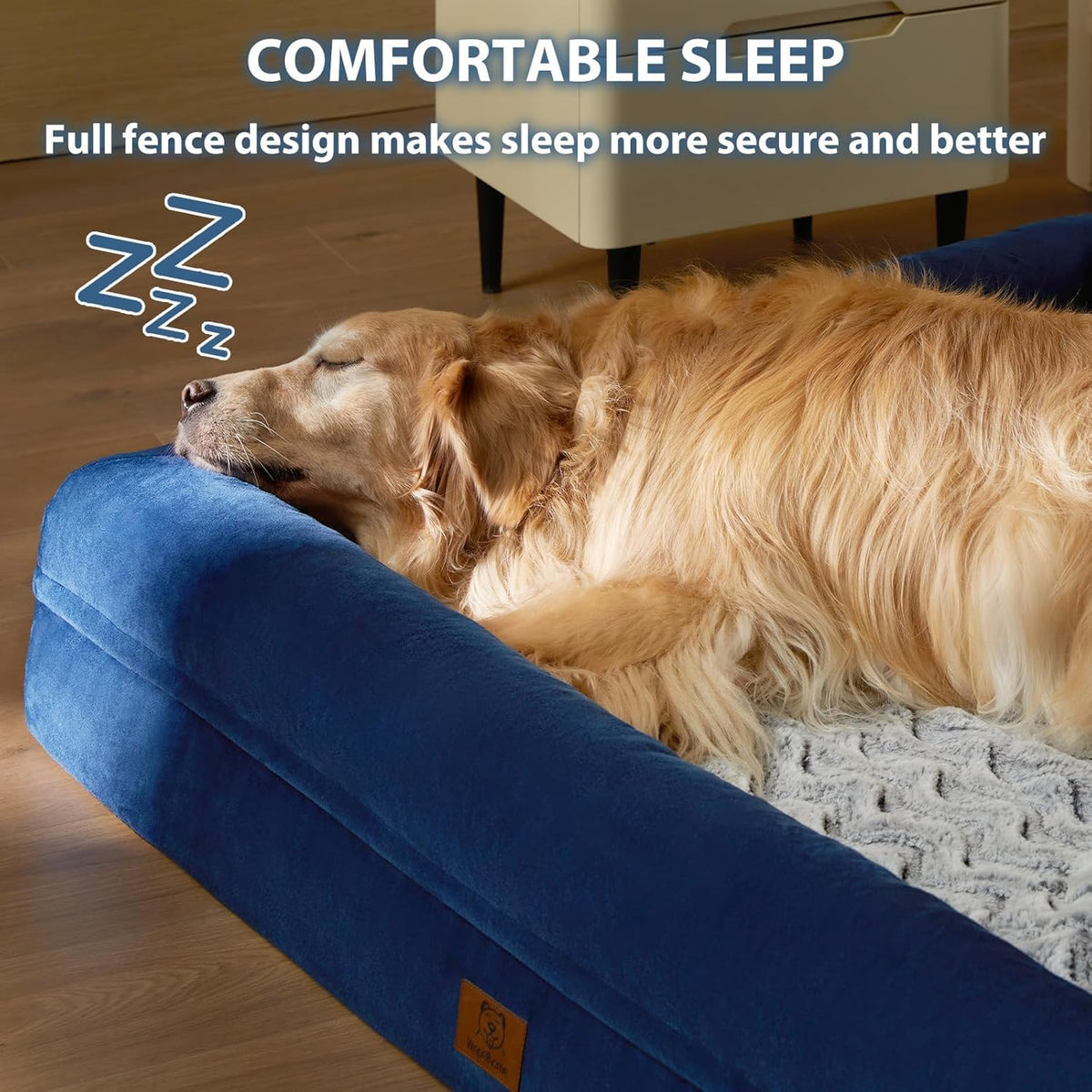 WNPETHOME XL Extra Large Orthopedic for Senior Dog Bed Comfy Sleeping
