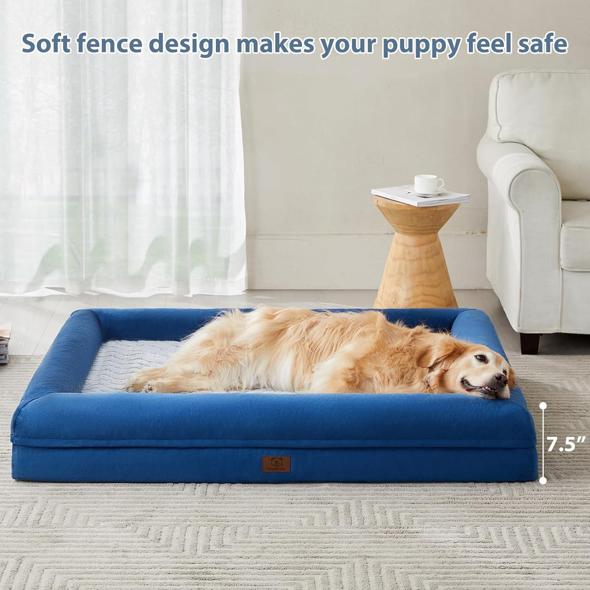WNPETHOME XL Extra Large Orthopedic for Senior Dog Bed Comfy Sleeping