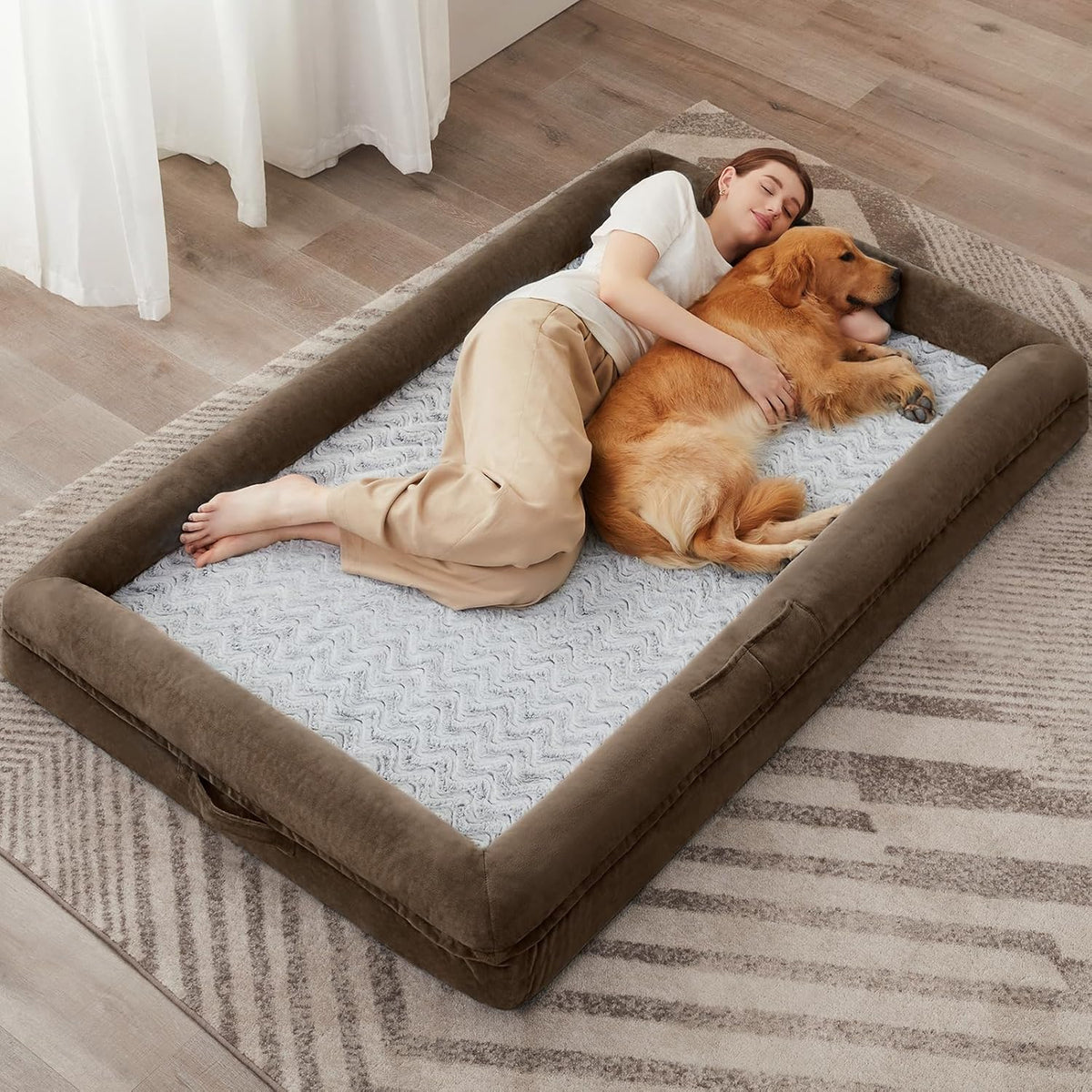 WNPETHOME XL Extra Large Orthopedic for Senior Dog Bed Comfy Sleeping