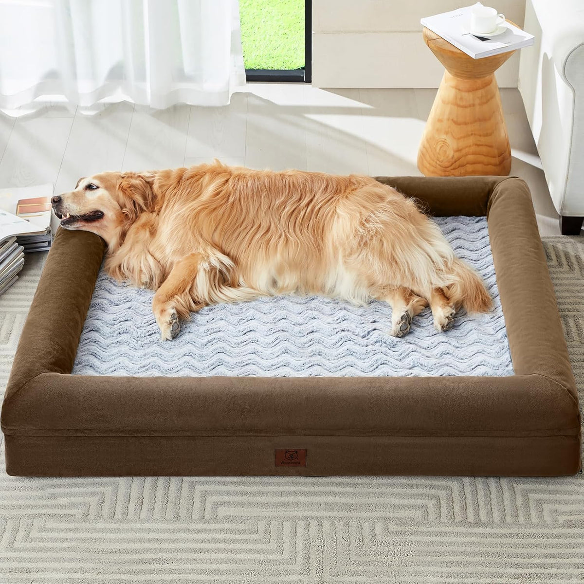 WNPETHOME XL Extra Large Orthopedic for Senior Dog Bed Comfy Sleeping
