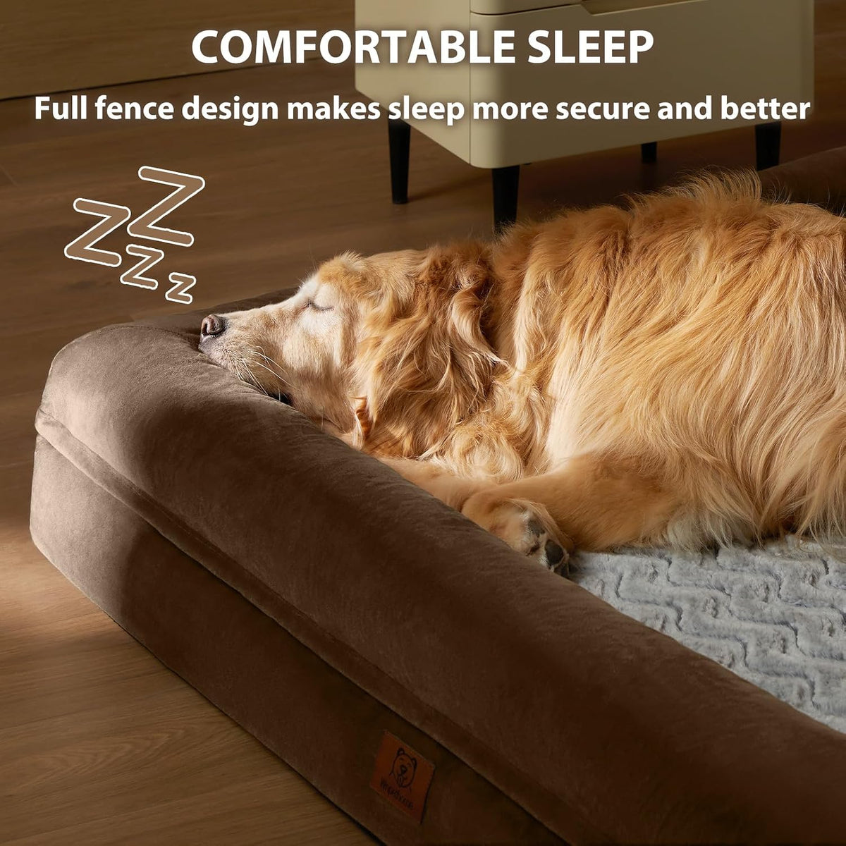 WNPETHOME XL Extra Large Orthopedic for Senior Dog Bed Comfy Sleeping