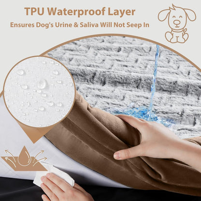 WNPETHOME XL Extra Large Orthopedic for Senior Dog Bed Comfy Sleeping