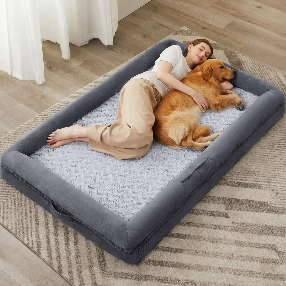WNPETHOME XL Extra Large Orthopedic for Senior Dog Bed Comfy Sleeping