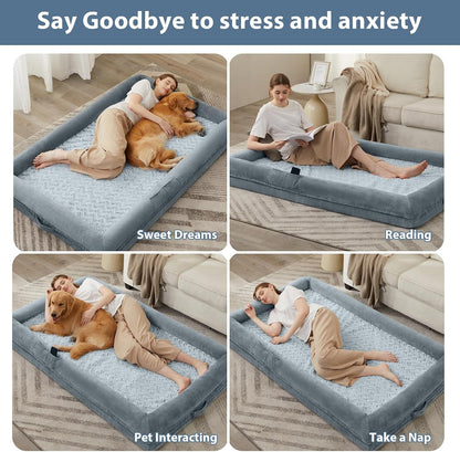 WNPETHOME XL Extra Large Orthopedic for Senior Dog Bed Comfy Sleeping