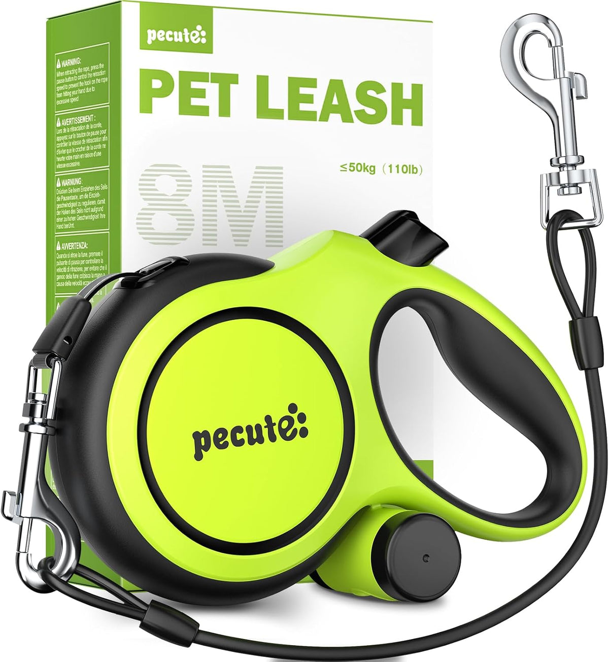 Heavy Duty Retractable Dog Leash 26ft for Large Dogs 33-110 LBS
