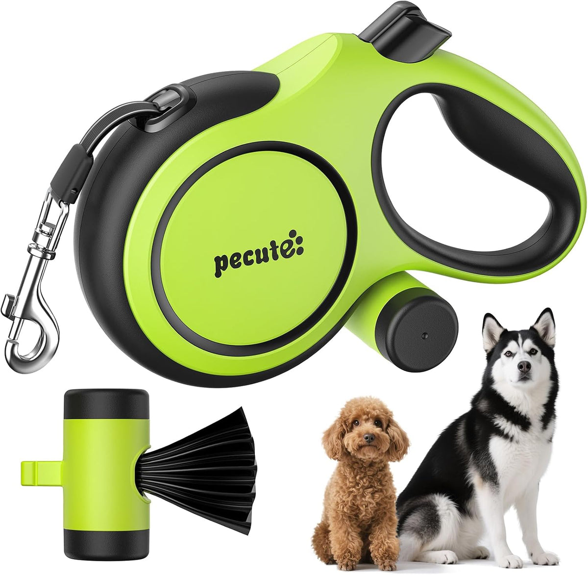 Heavy Duty Retractable Dog Leash 26ft for Large Dogs 33-110 LBS