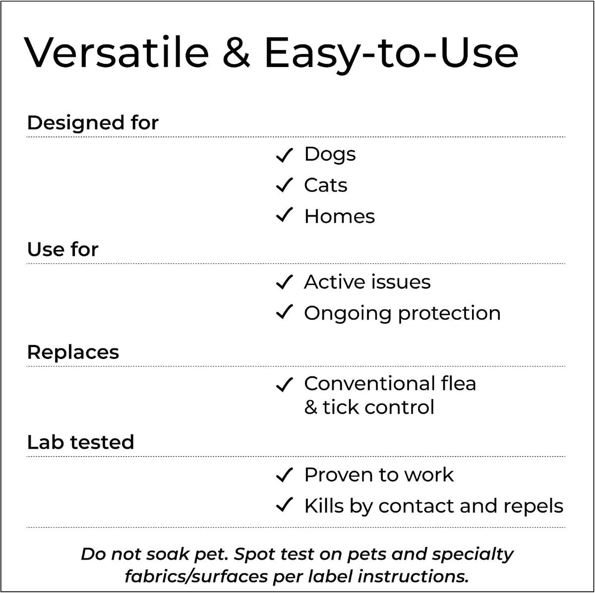 Flea Tick & Mosquito Spray for Pets & Home - Rosemary 16 fl oz