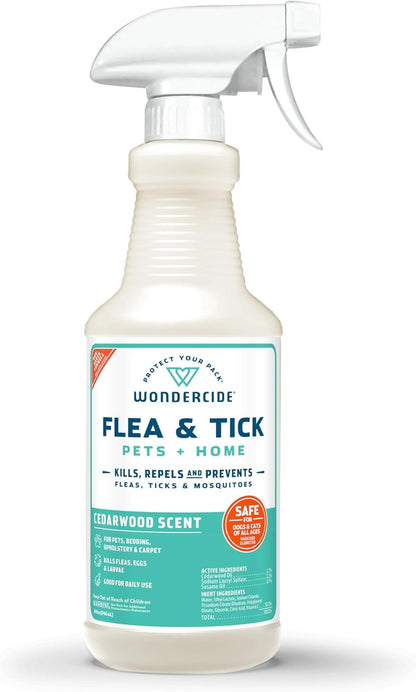 Flea Tick & Mosquito Spray for Pets & Home - Rosemary 16 fl oz