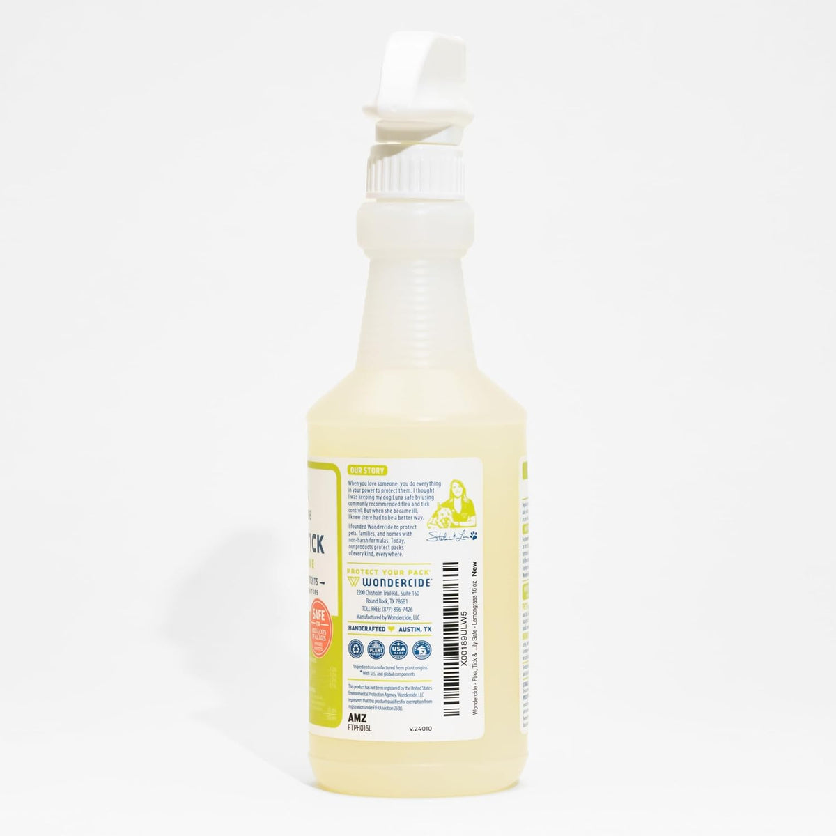 Flea Tick & Mosquito Spray for Pets & Home - Rosemary 16 fl oz