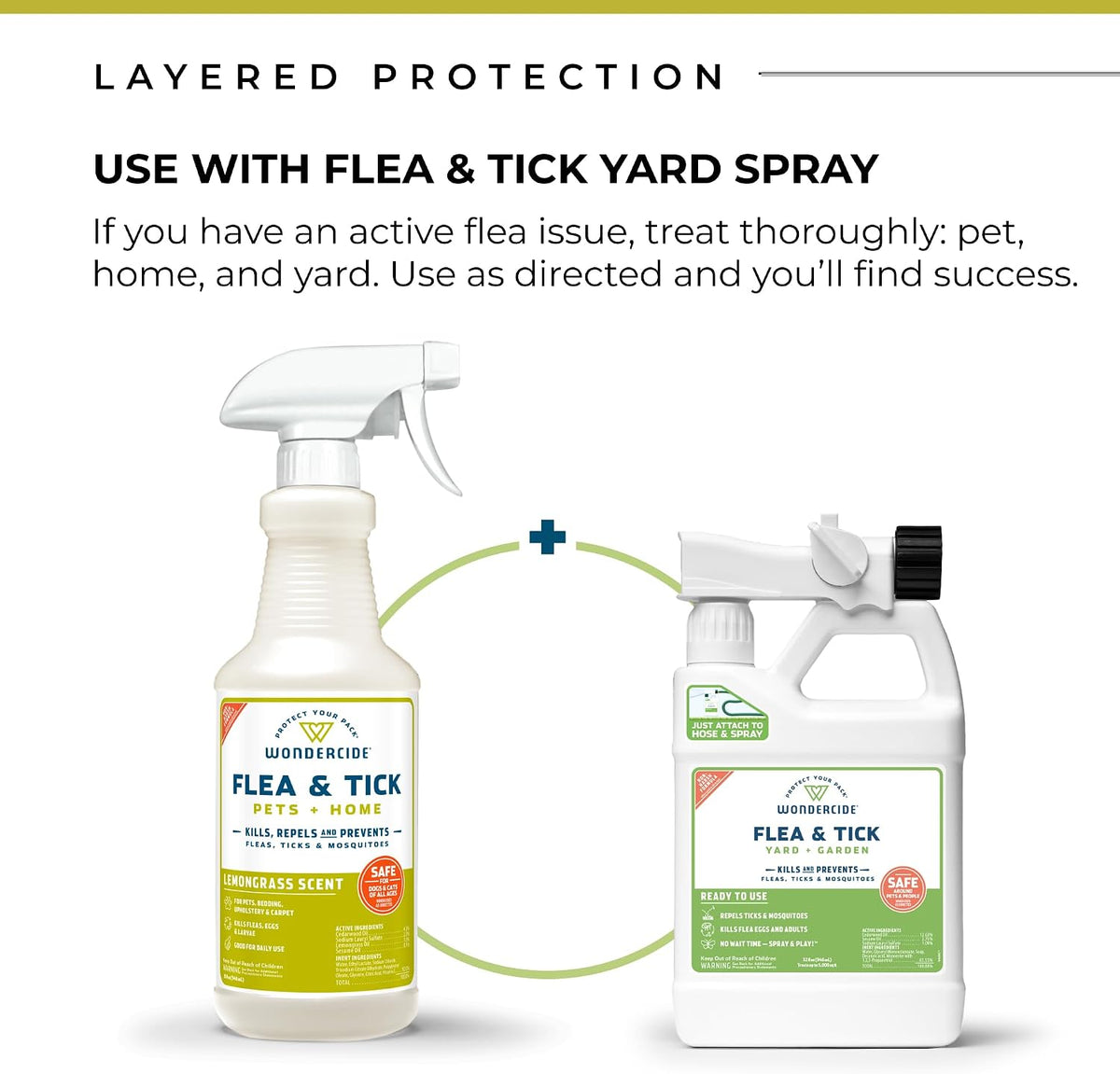 Flea Tick & Mosquito Spray for Pets & Home - Rosemary 16 fl oz
