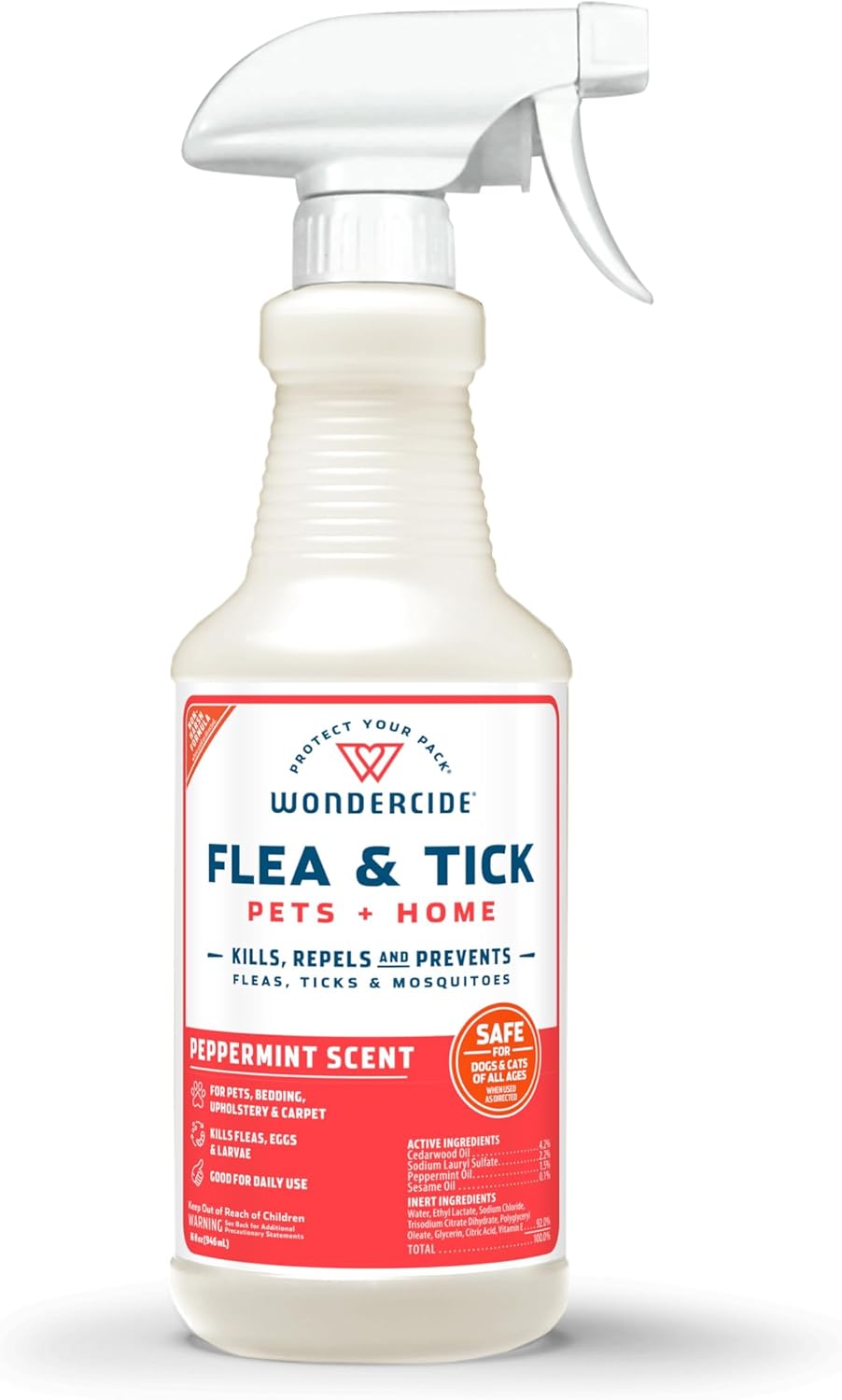 Flea Tick & Mosquito Spray for Pets & Home - Rosemary 16 fl oz
