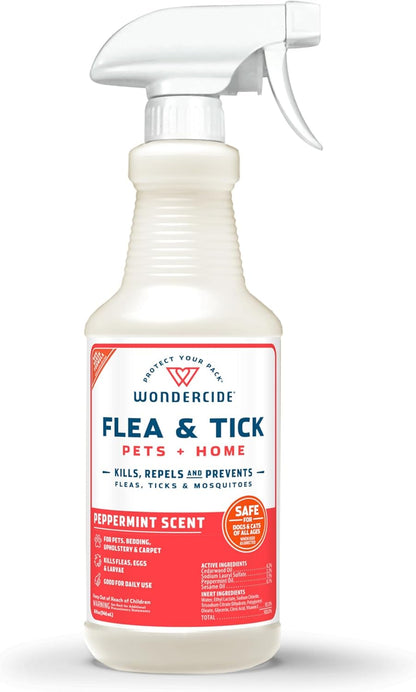 Flea Tick & Mosquito Spray for Pets & Home - Rosemary 16 fl oz