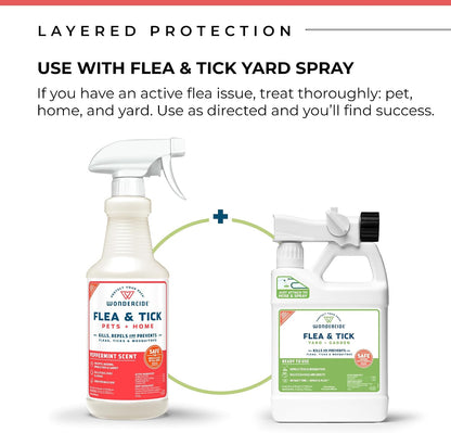 Flea Tick & Mosquito Spray for Pets & Home - Rosemary 16 fl oz