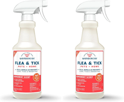 Flea Tick & Mosquito Spray for Pets & Home - Rosemary 16 fl oz