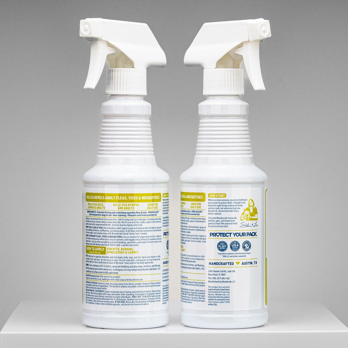 Flea Tick & Mosquito Spray for Pets & Home - Rosemary 16 fl oz
