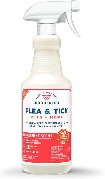 Flea Tick & Mosquito Spray for Pets & Home - Rosemary 16 fl oz