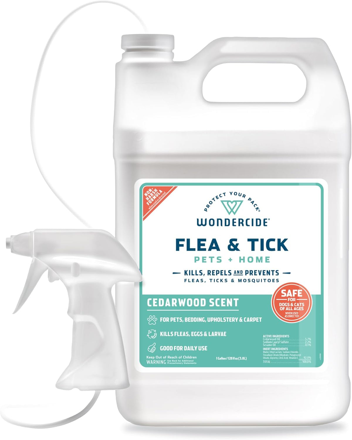 Flea Tick & Mosquito Spray for Pets & Home - Rosemary 16 fl oz