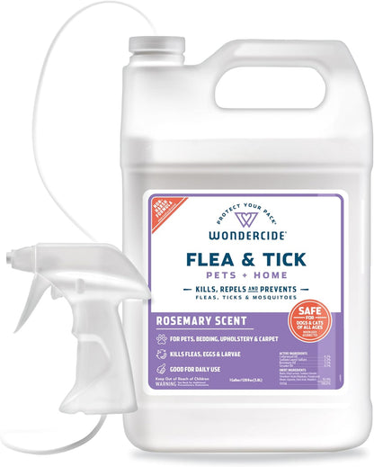 Flea Tick & Mosquito Spray for Pets & Home - Rosemary 16 fl oz