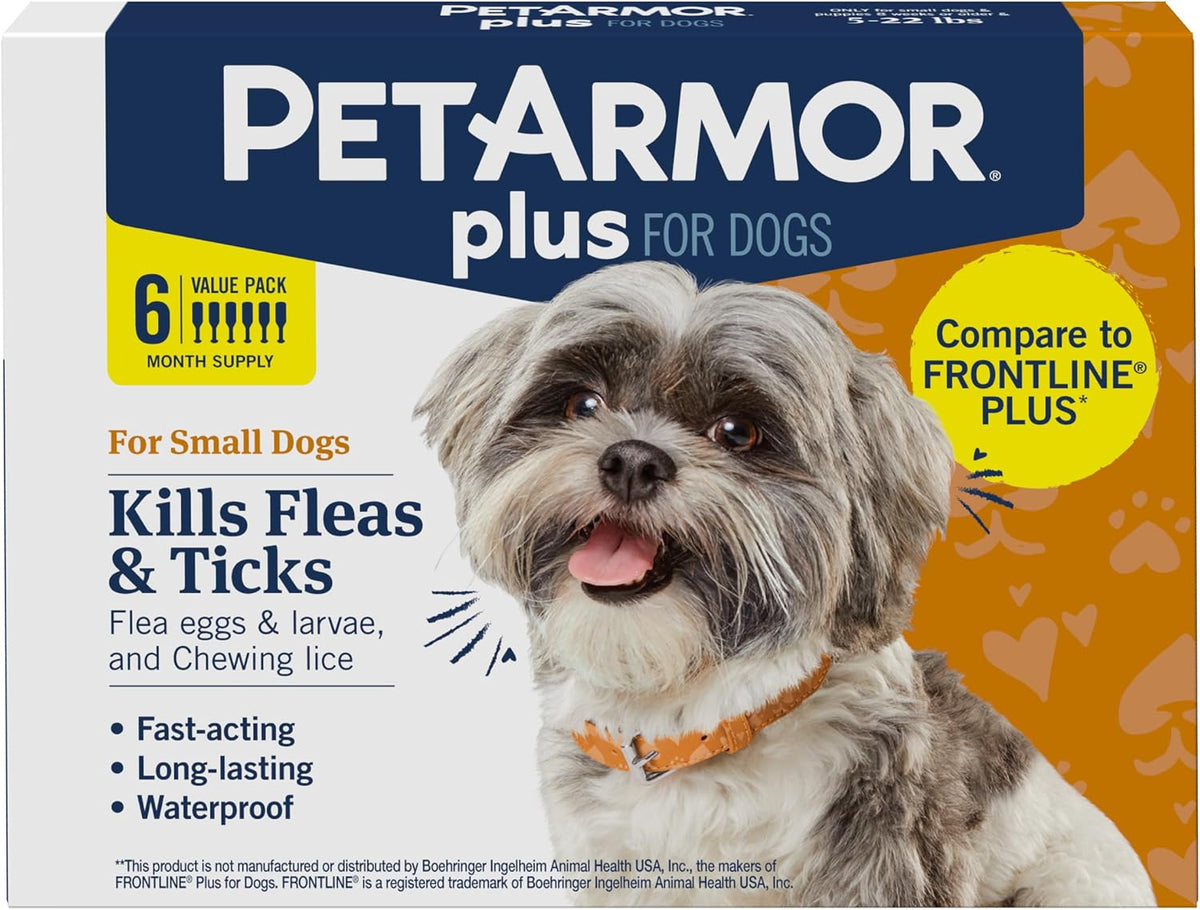Plus Flea & Tick Topical Dogs 45-88 lbs, 3-Month