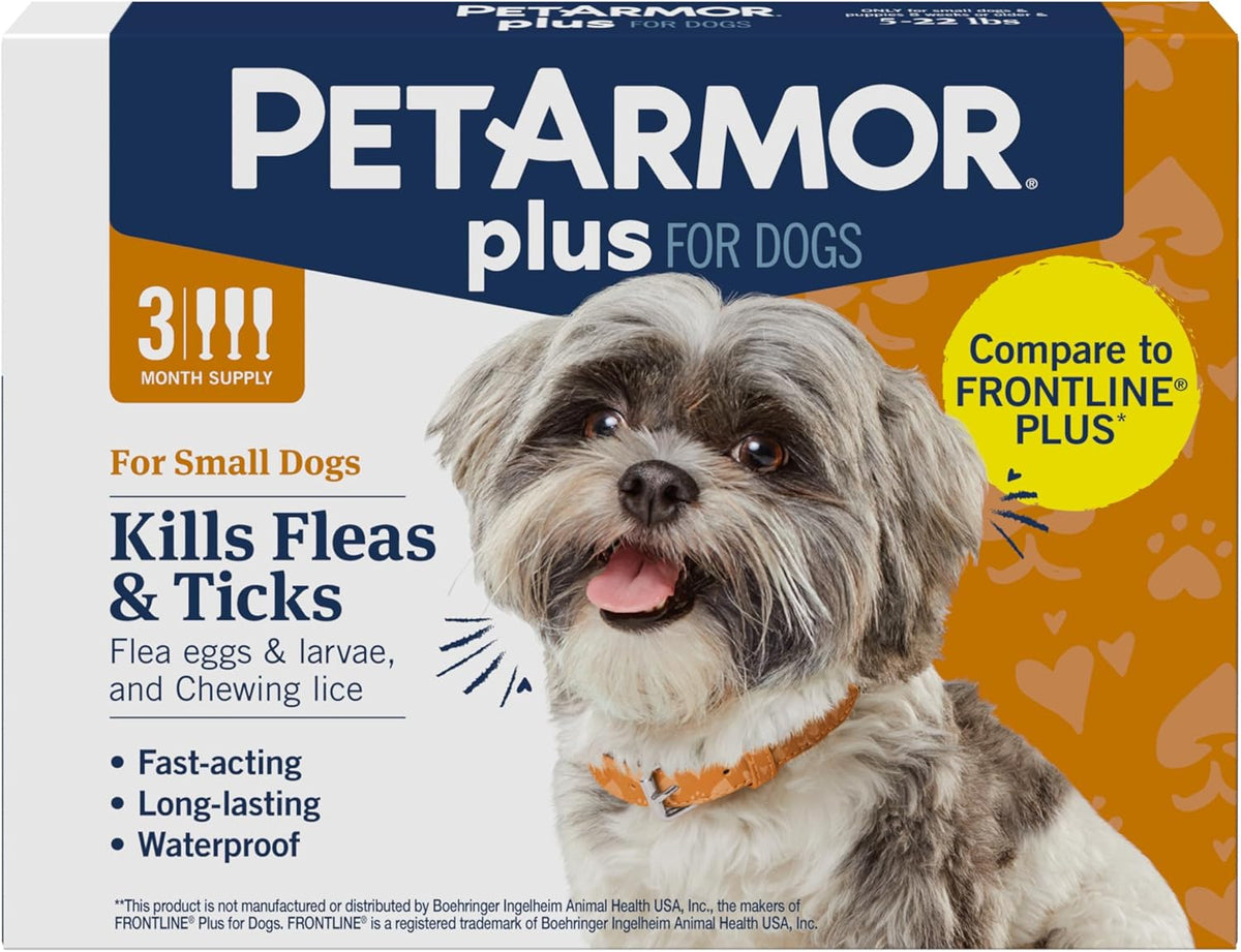 Plus Flea & Tick Topical Dogs 45-88 lbs, 3-Month