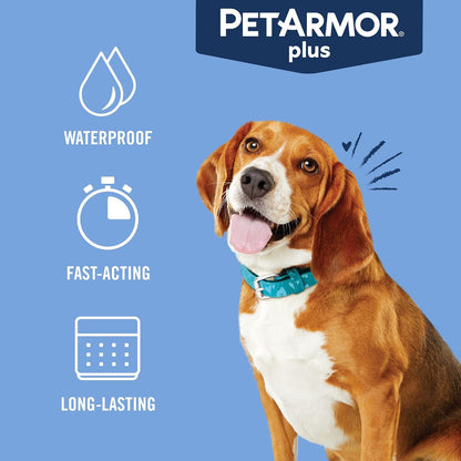 Plus Flea & Tick Topical Dogs 45-88 lbs, 3-Month