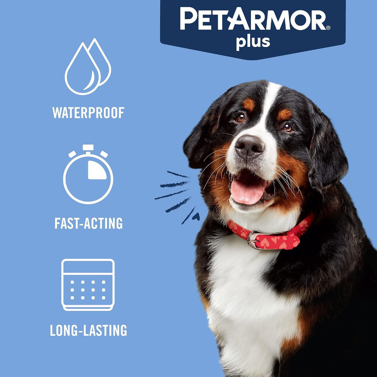 Plus Flea & Tick Topical Dogs 45-88 lbs, 3-Month