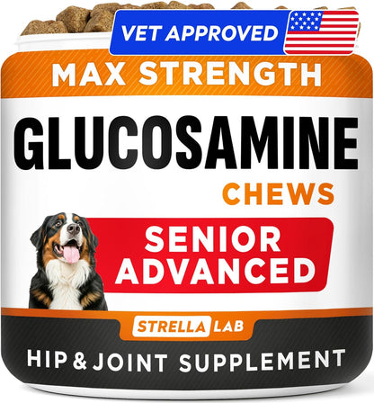 Advanced Glucosamine for Senior Dogs, Chondroitin Joint Support